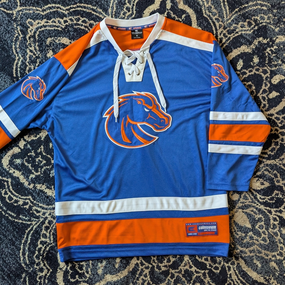 Boise State Broncos Hockey Jersey. ACHA D2. Men's M.